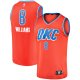 Youth Oklahoma City Thunder Jalen Williams Fanatics Orange Fast Break Replica Player Jersey - Statement Edition