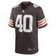 Men's Cleveland Browns Matthew Adams Nike Brown Game Player Jersey