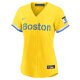 Women's Boston Red Sox Rafael Devers Nike Gold City Connect Replica Player Jersey