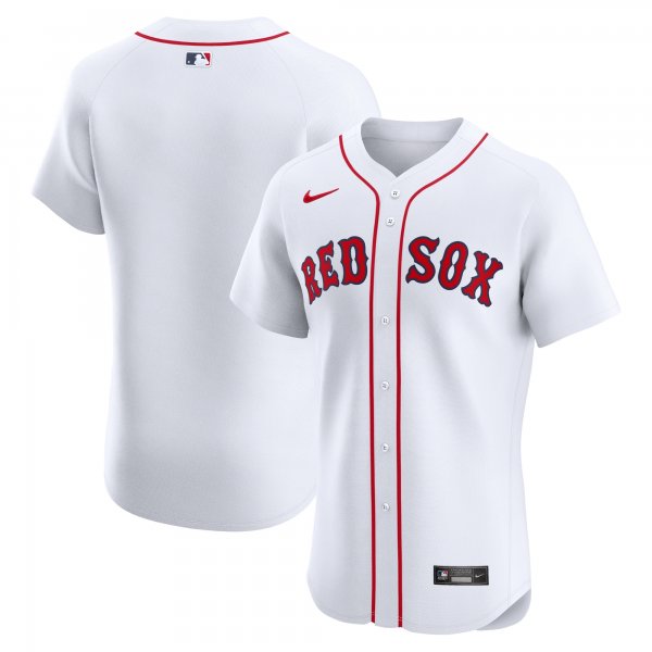 Men's Boston Red Sox Nike White Home Elite Jersey