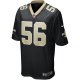 Men's New Orleans Saints Demario Davis Nike Black Game Jersey