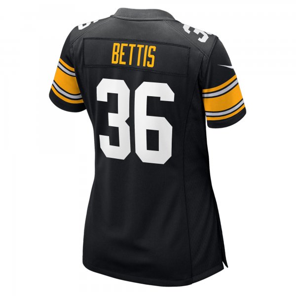 Women's Pittsburgh Steelers Jerome Bettis Nike Black Retired Player Jersey