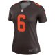 Women's Cleveland Browns Baker Mayfield Nike Brown Alternate Legend Jersey