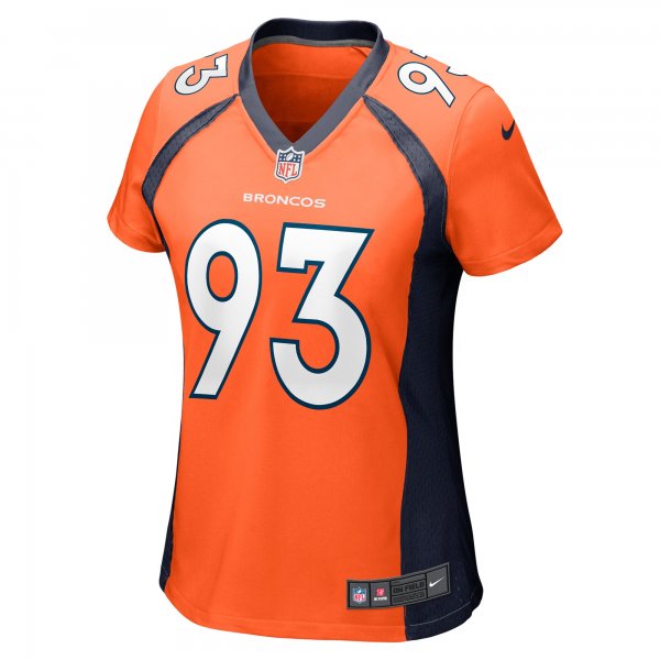 Women's Denver Broncos Troy Jones Nike Orange Game Jersey