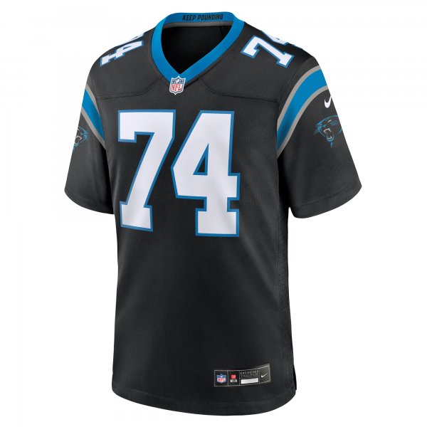 Men's Carolina Panthers David Sharpe Nike  Black Team Game Jersey