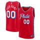 Men's Philadelphia 76ers  Fanatics Red Fast Break Custom Jersey - Statement Edition