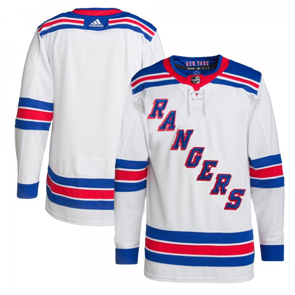 Men's New York Rangers adidas White Away Primegreen Jersey