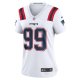 Women's New England Patriots Keion White Nike  White  Game Jersey