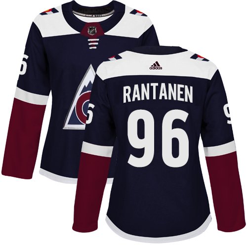 Adidas Colorado Avalanche #96 Mikko Rantanen Navy Alternate Women's Stitched NHL Jersey