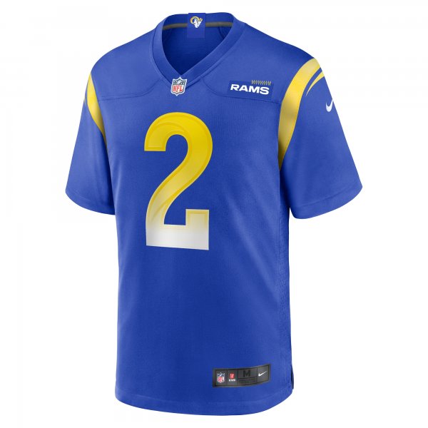 Men's Los Angeles Rams Russ Yeast Nike Royal Home Game Jersey